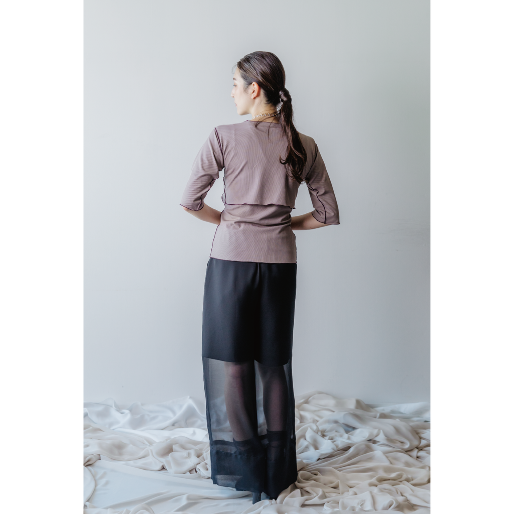 Y's cvtvlist リブタンク/ロンTセット ブラウン②/カーキ① Y's Y's cvtvlist リブタンク/ロンTセット ブラウン②/カーキ① Y's